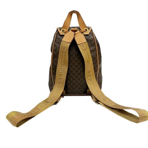 CELINE Brown Leather Backpack - Picture 2 of 15